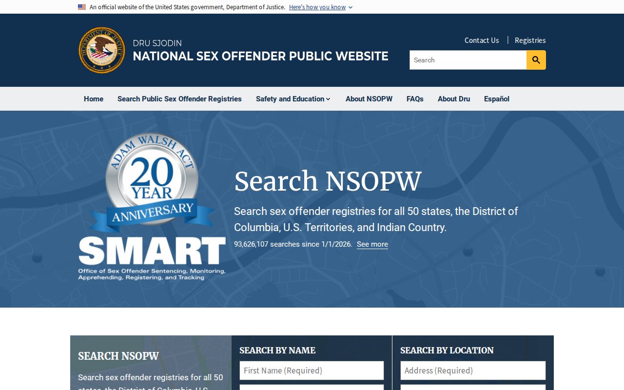 National registry supplement for a Grainger County sex offender search